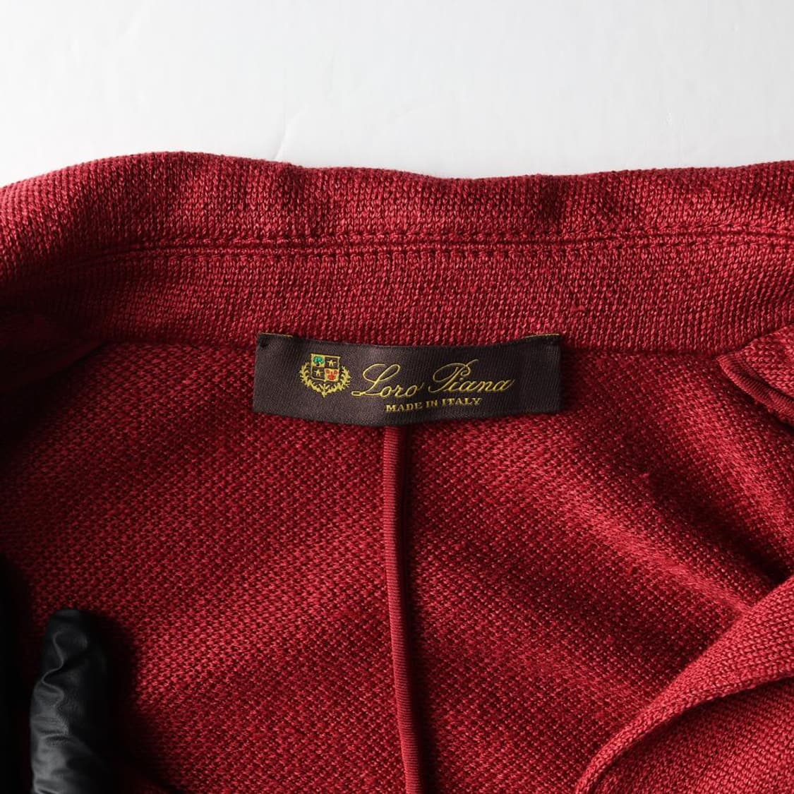 [S]로로피아나 린넨 실크 100% 레드 싱글브레스티드재킷
 상품이미지6