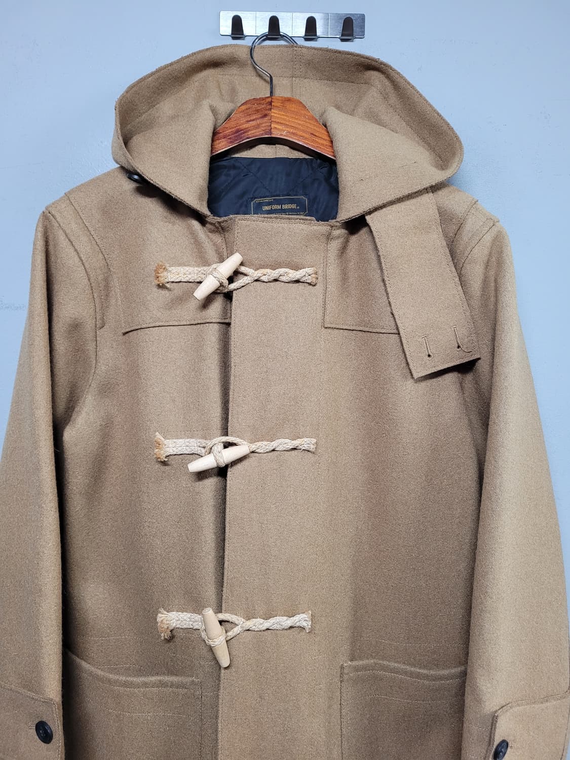 유니폼 브릿지 울 더플 코트 상품이미지3