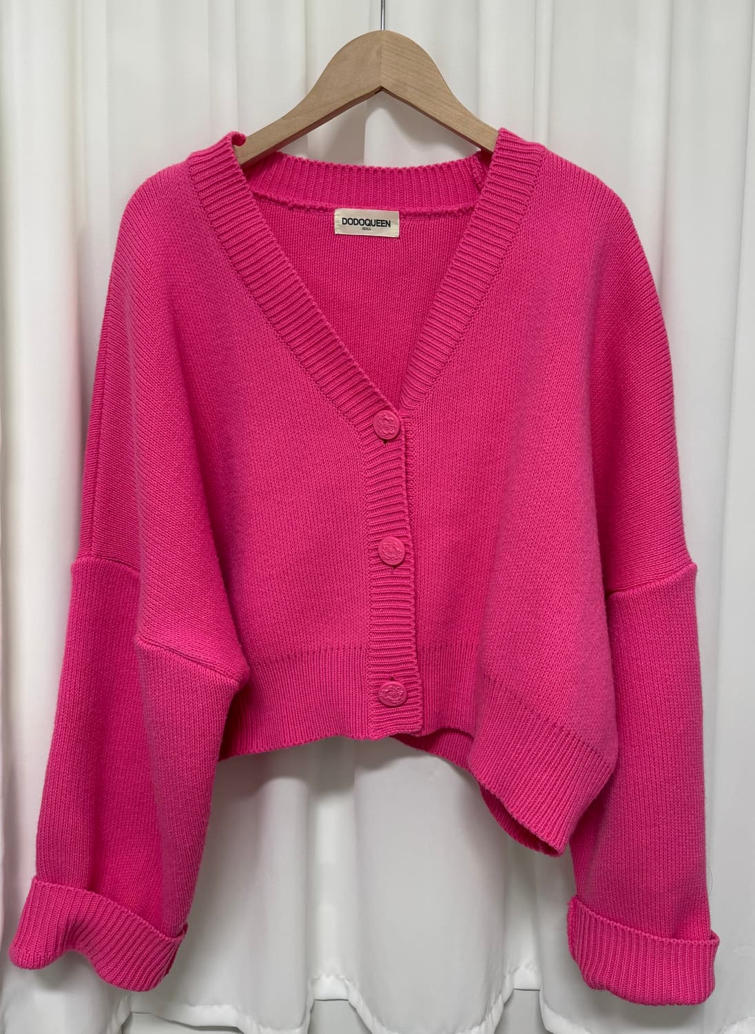 도도퀸 핫핑크 가디건 상품이미지1