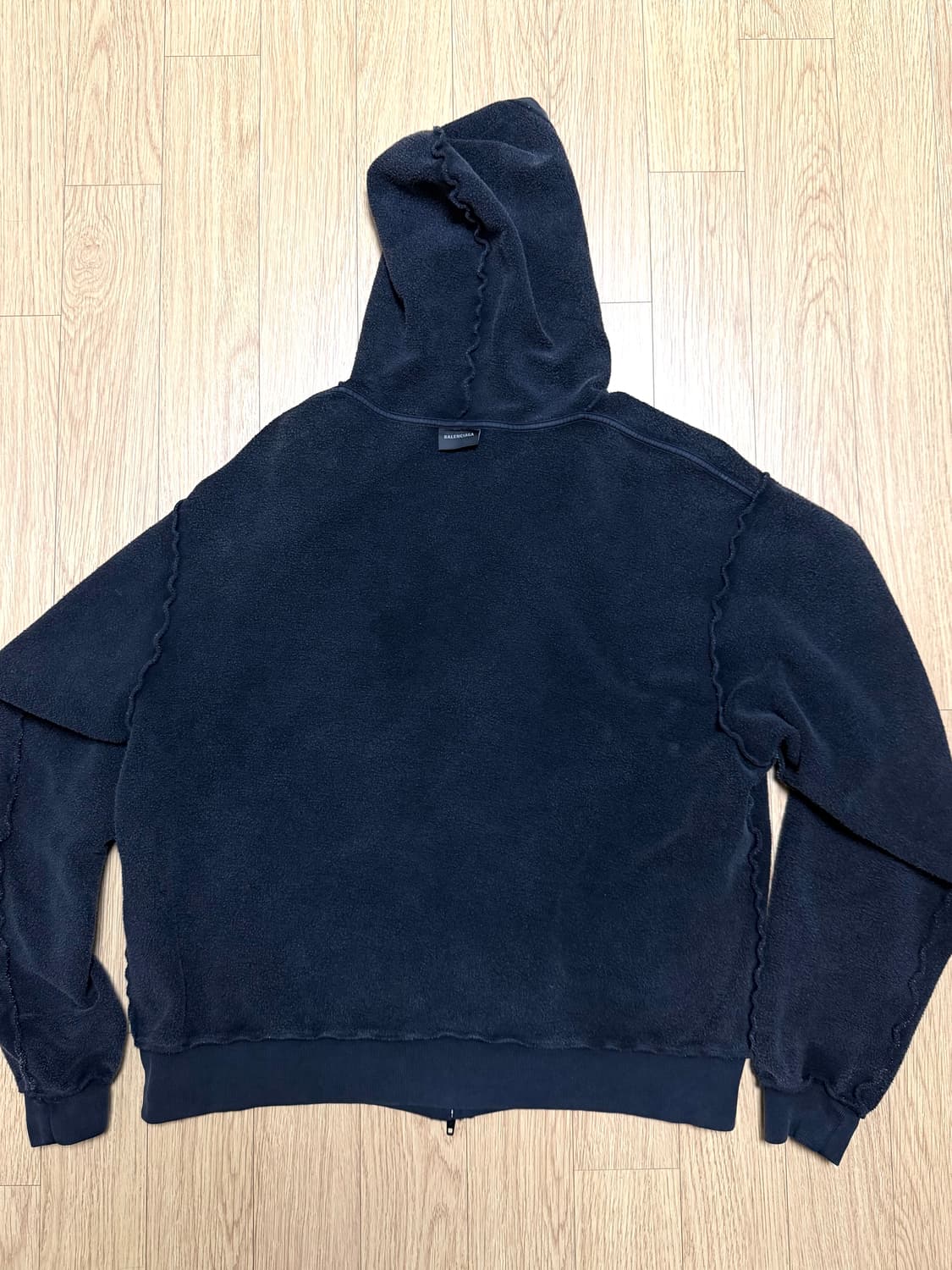 발렌시아가 3B 스포츠 아이콘 인사이드-아웃 후드집업 상품이미지3