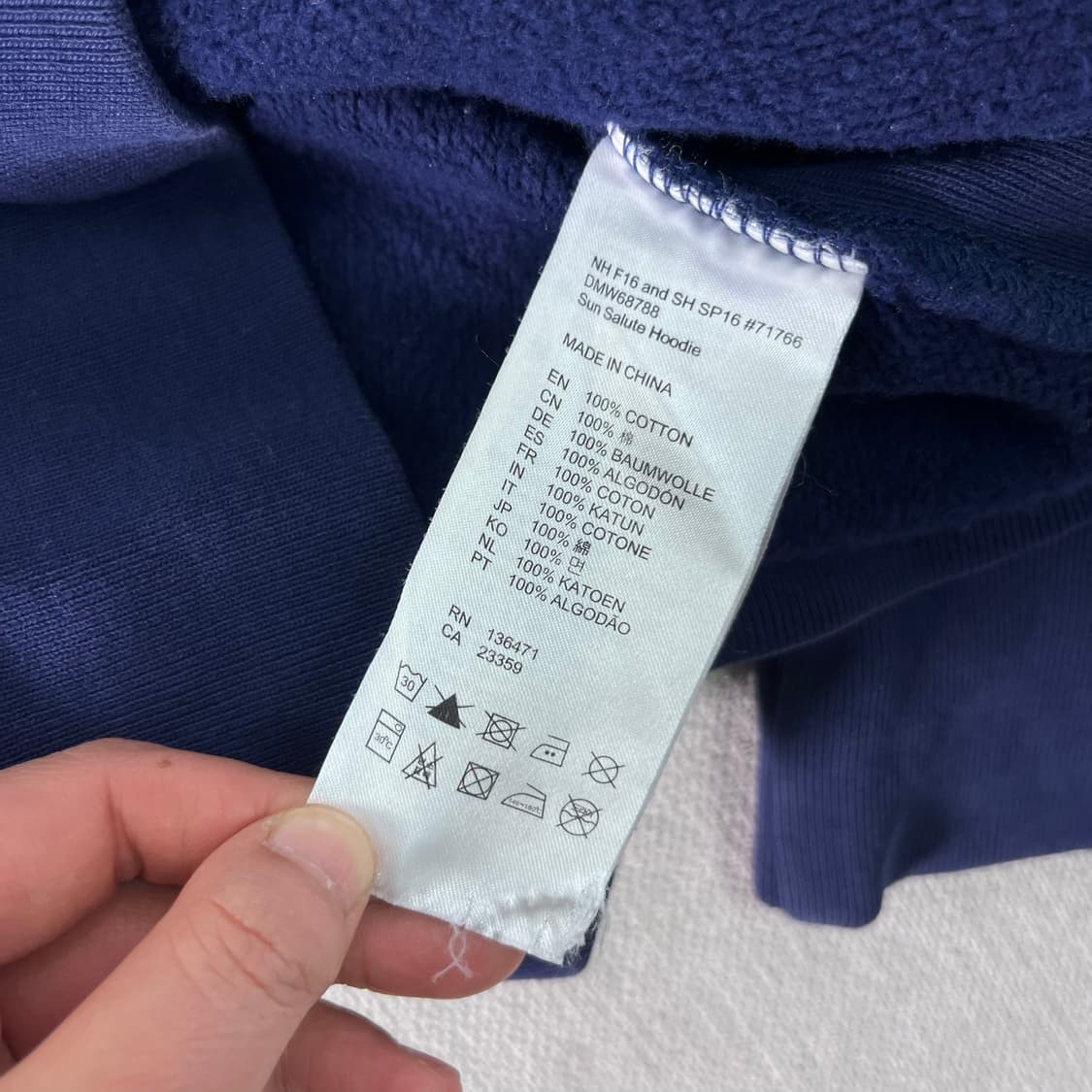 100 데우스 엑스 마키나 자수 후드티 상품이미지7