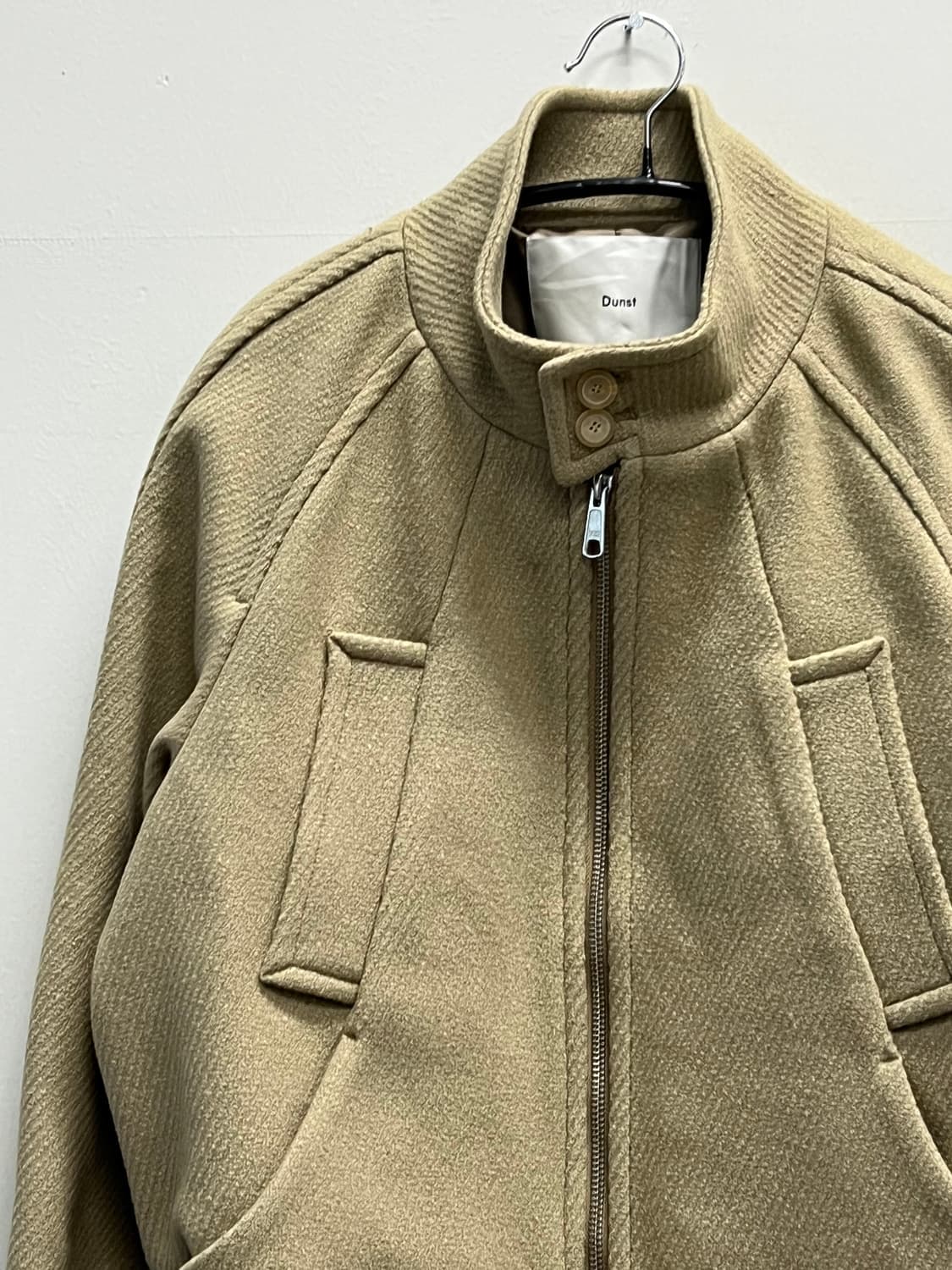 (XS) 던스트 블루종 울 자켓 베이지 상품이미지3