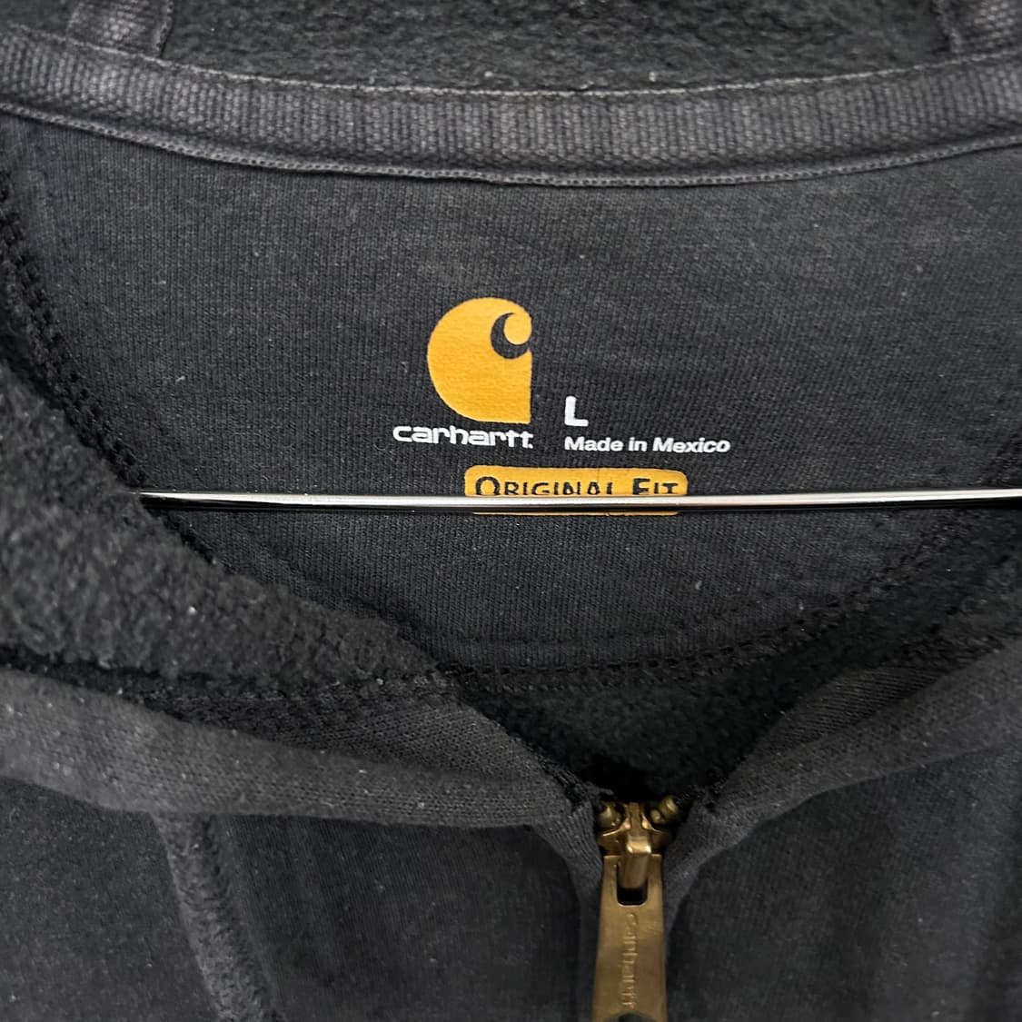 칼하트 오리지날핏 빈티지 에이징 후드 집업 상품이미지3