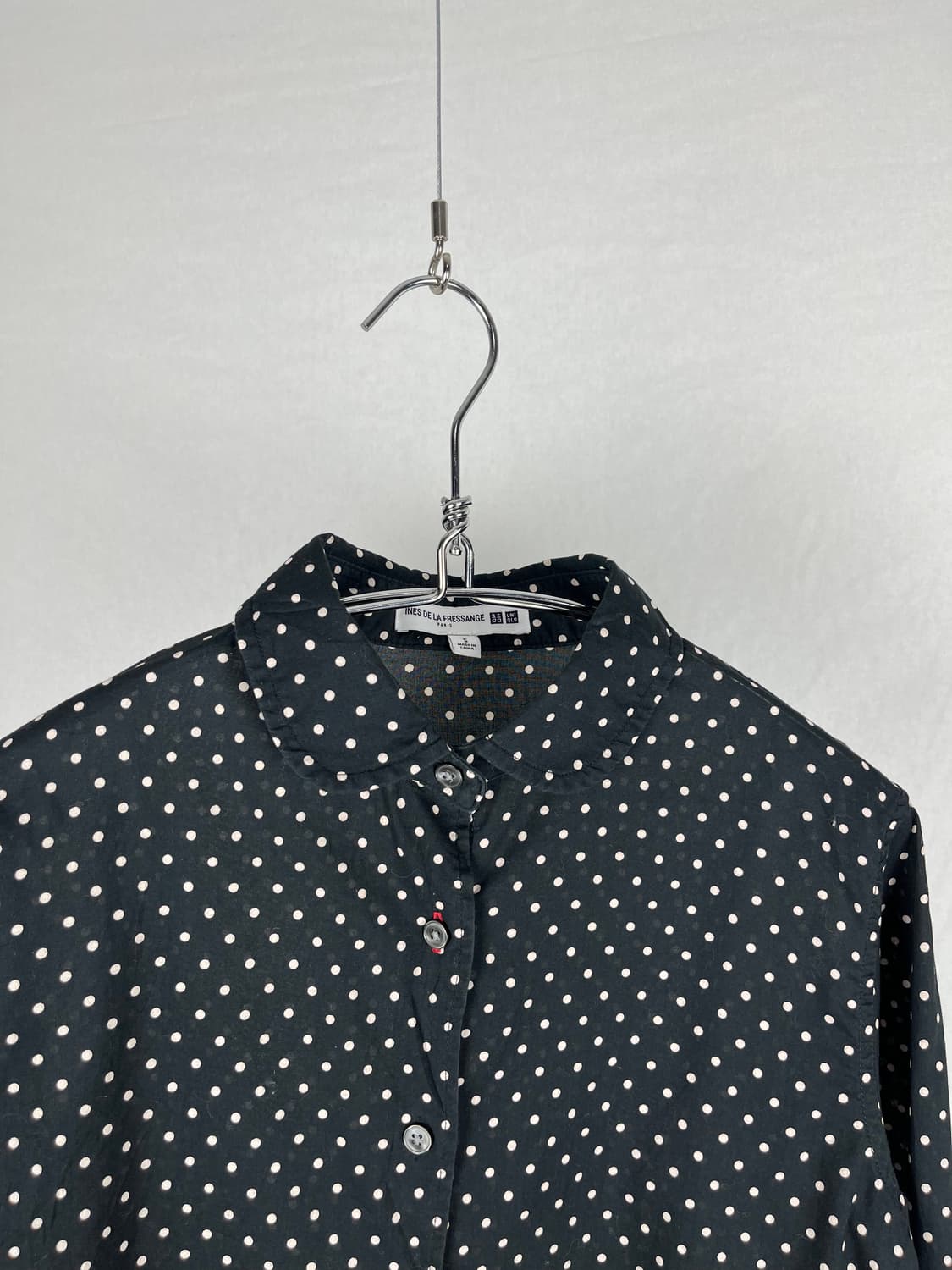 Uniqlo X INES LA FRESSANGE 도트 셔츠  상품이미지2