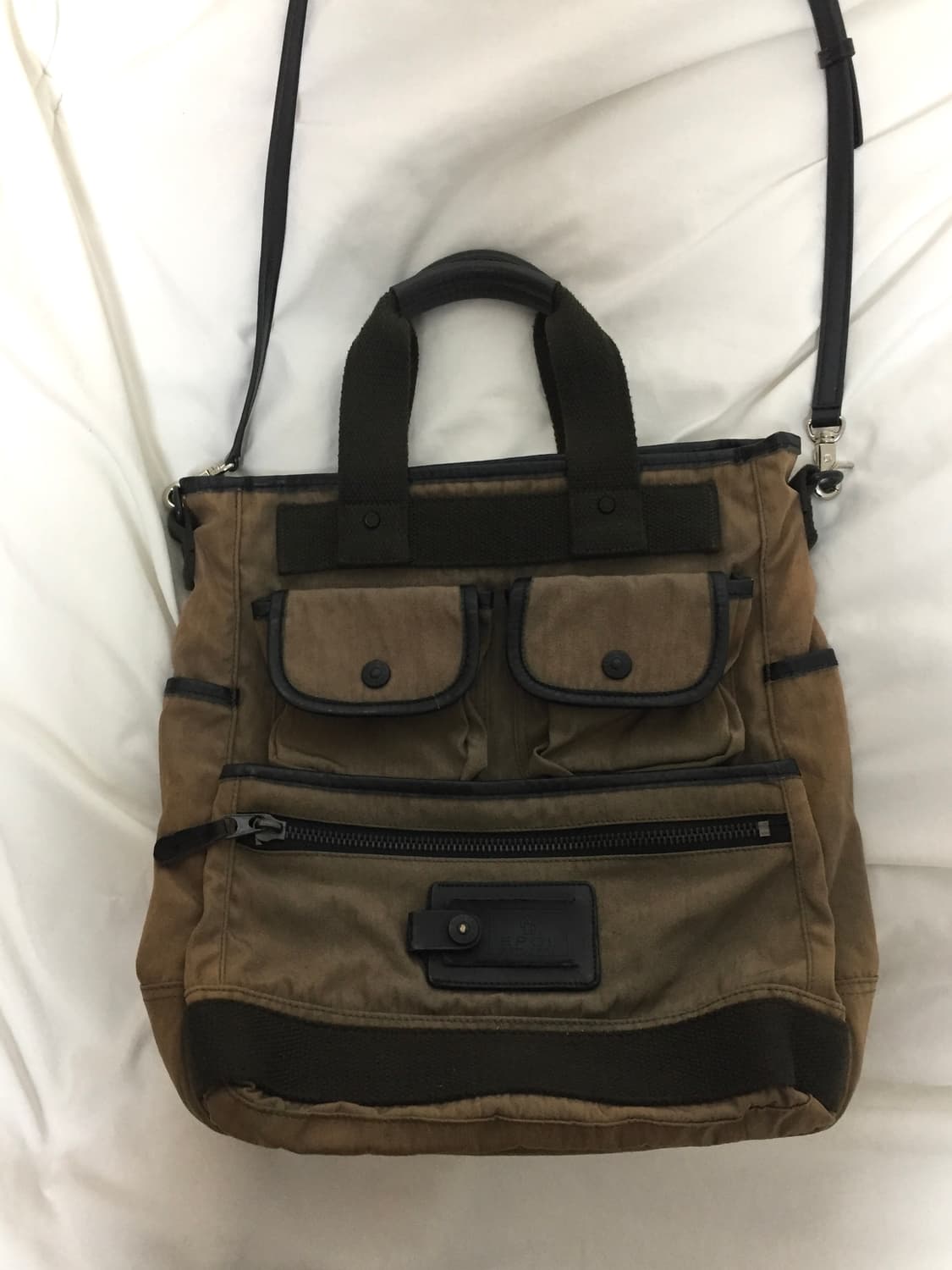 빈티지 브라운 서류 가방 상품이미지5