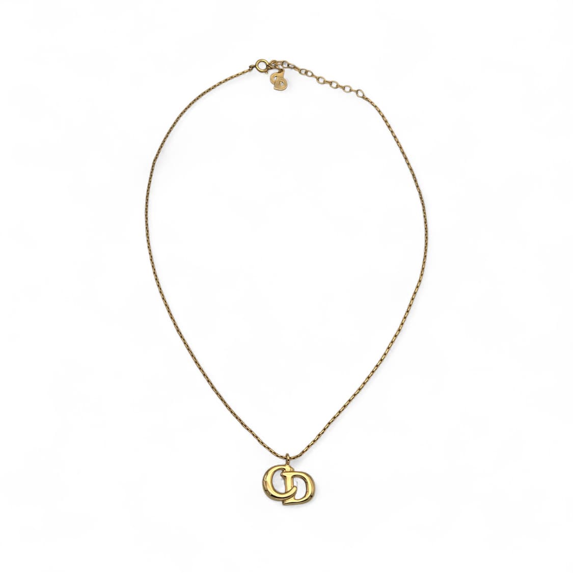 디올 금장 라지 CD 로고 목걸이 상품이미지4