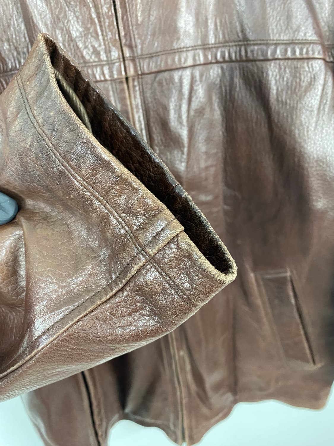 입생로랑 YSL 양가죽 무스탕 가죽자켓 M 상품이미지5