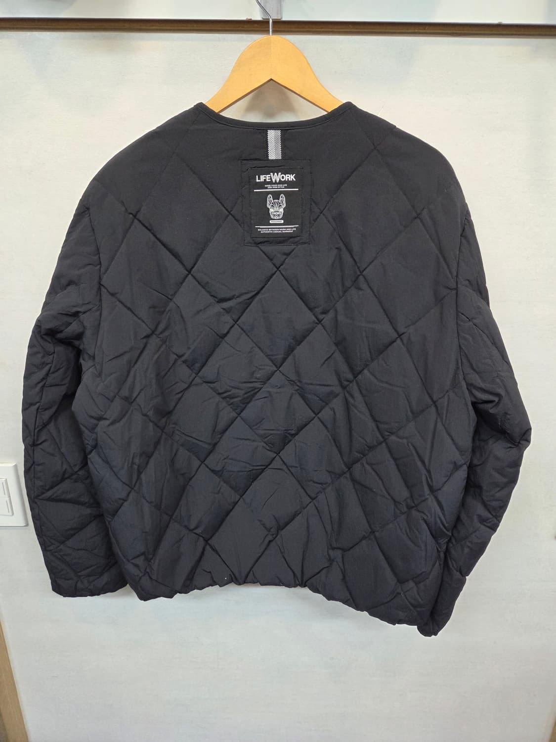 라이프워크 유넥 다이아몬드 퀄팅 다운자켓 L 상품이미지2