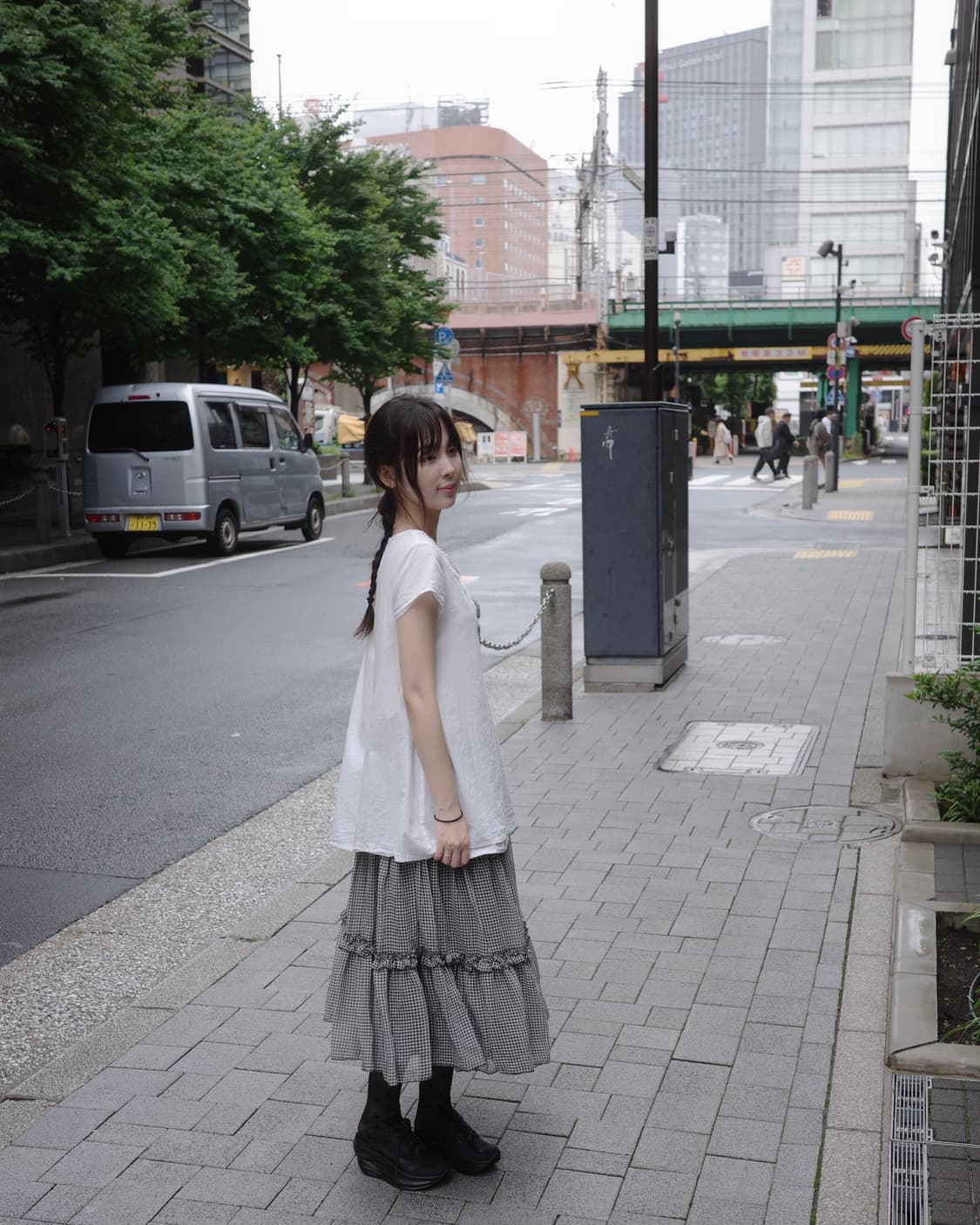 Catherine cottage check Skirt 상품이미지3