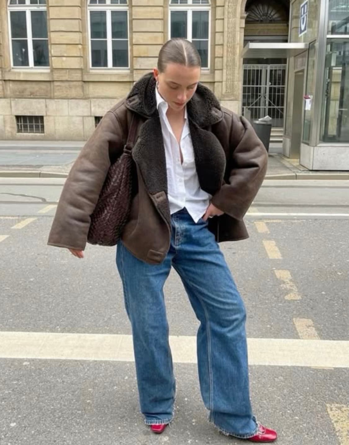 무스탕 더블코트 상품이미지5