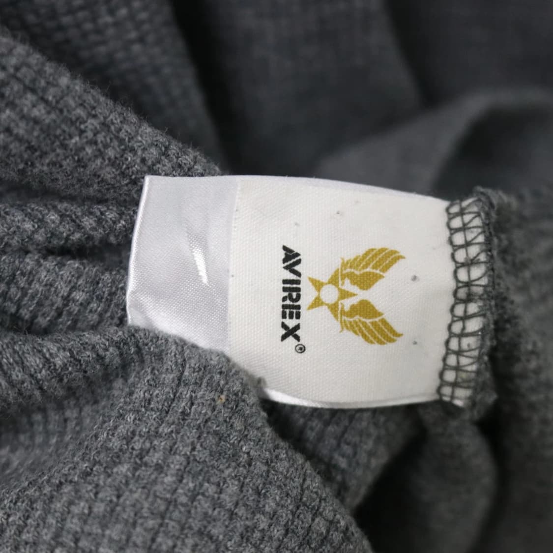 아비렉스 레터링 와플 긴팔 티셔츠 61484 상품이미지9