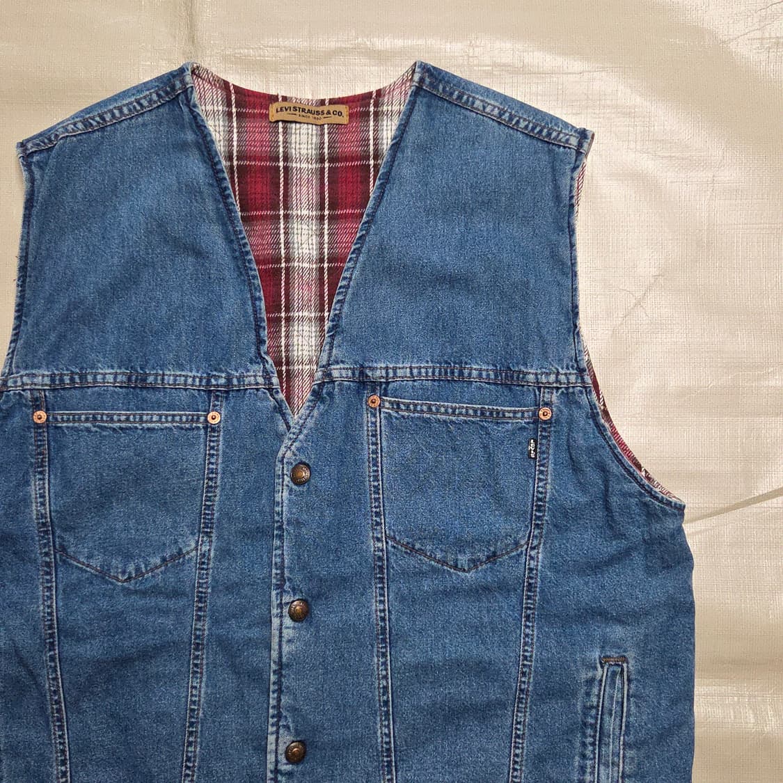 리바이스 리버시블 데님 베스트 상품이미지1