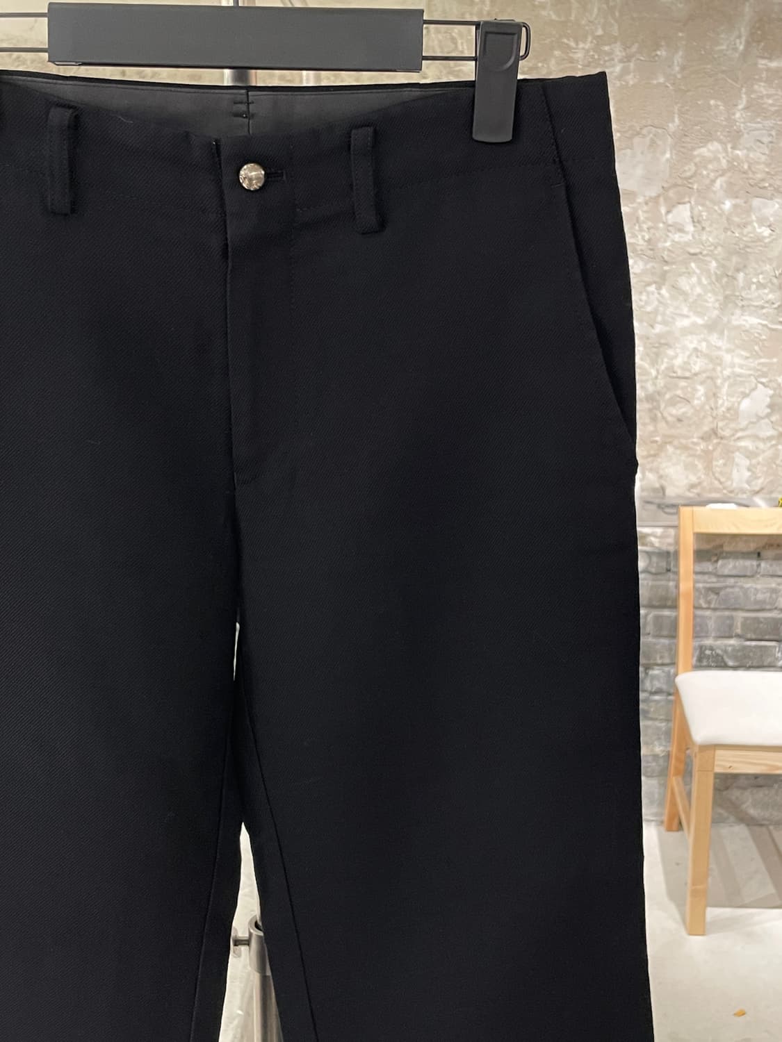 꼼데가르송 트리콧 블랙 ad2005 클래식 울 트라우저 상품이미지3