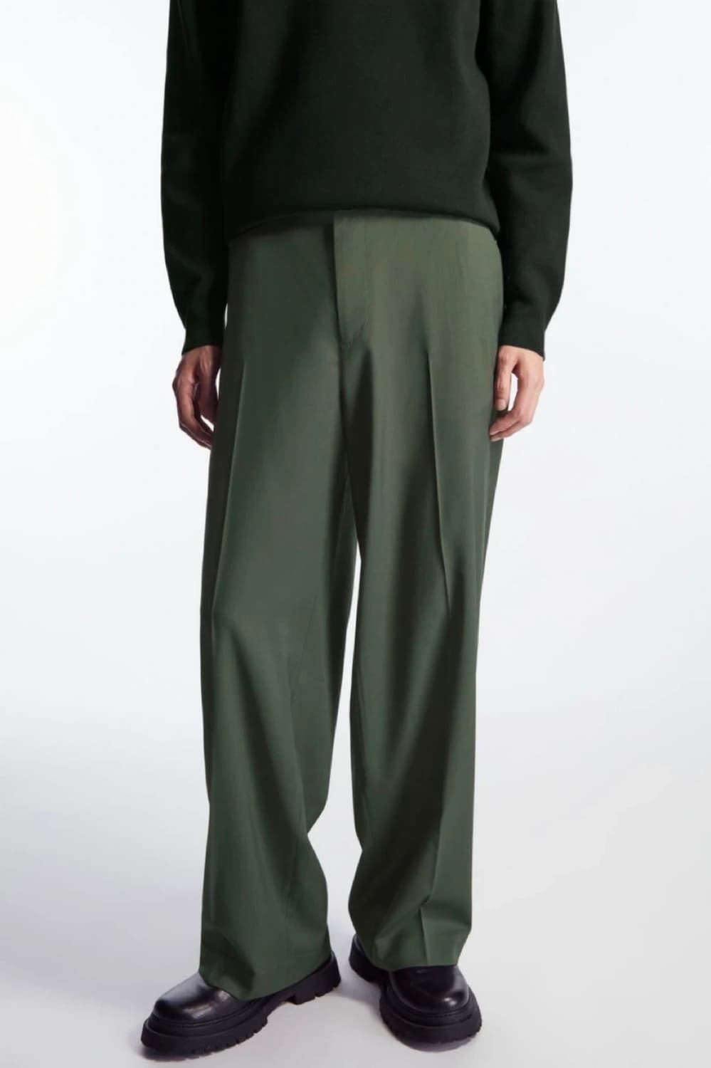 COS 스트레이트 레그 릴랙스드 울 트라우저 48 상품이미지3