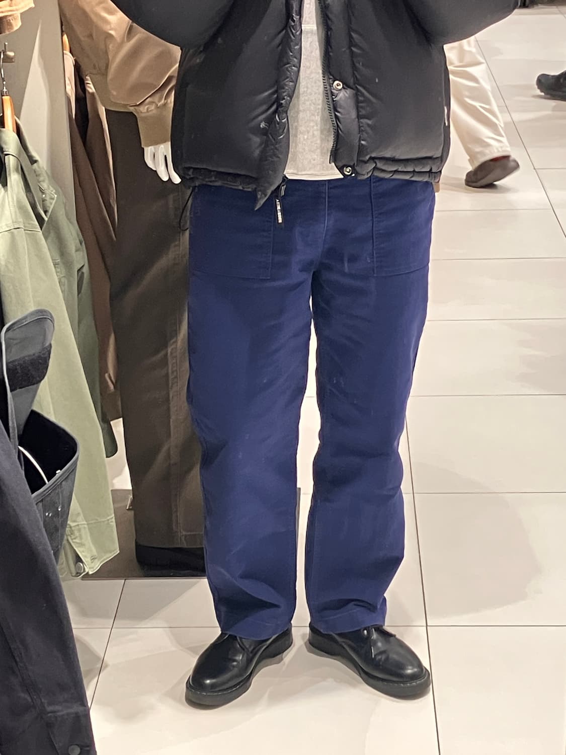 처칠롬퍼 몰스킨 퍼티그팬츠 블루 L 상품이미지2