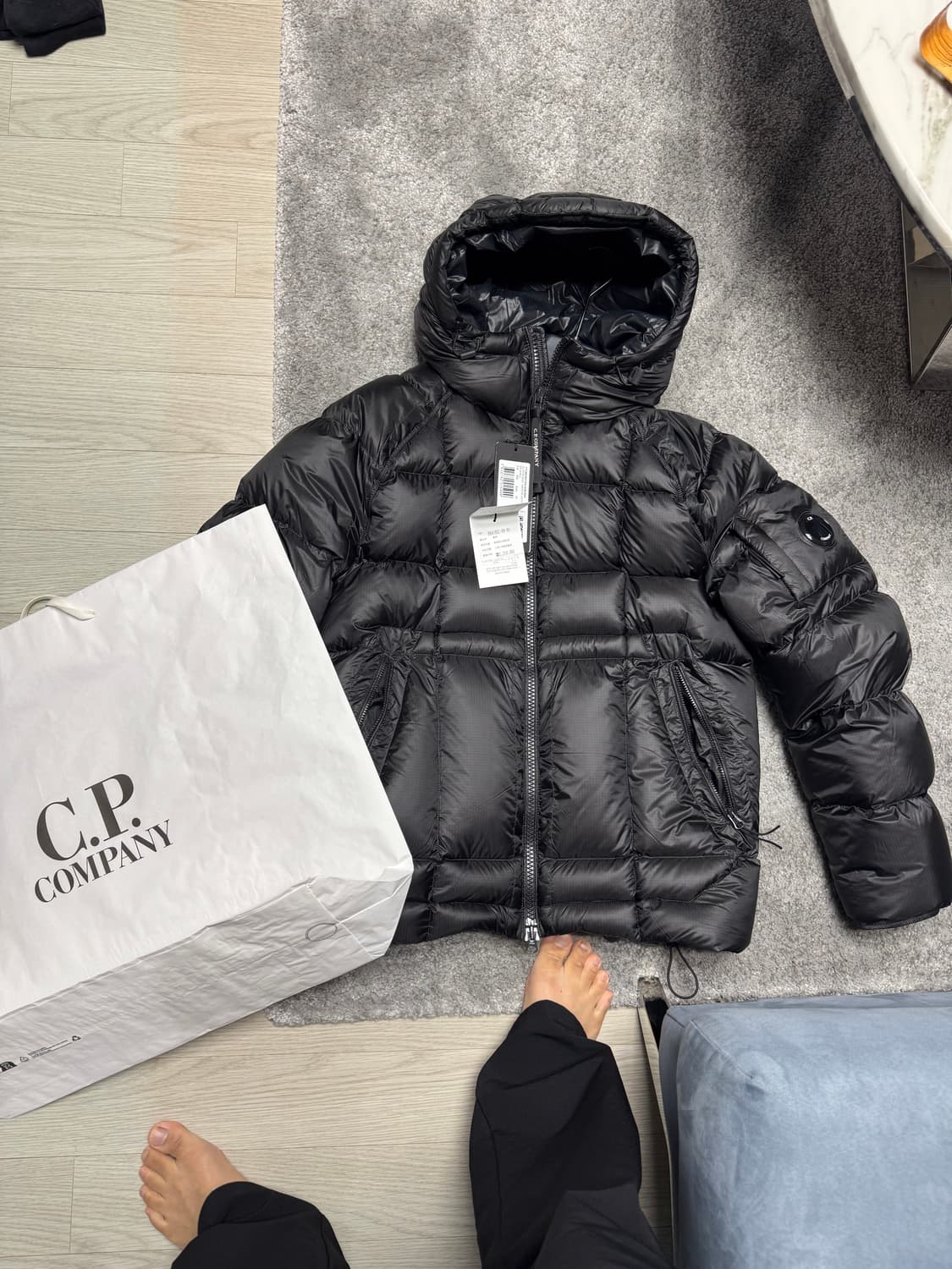 cp컴퍼니 24fw 디디쉘M 백화점판 블랙 dd쉘 상품이미지1