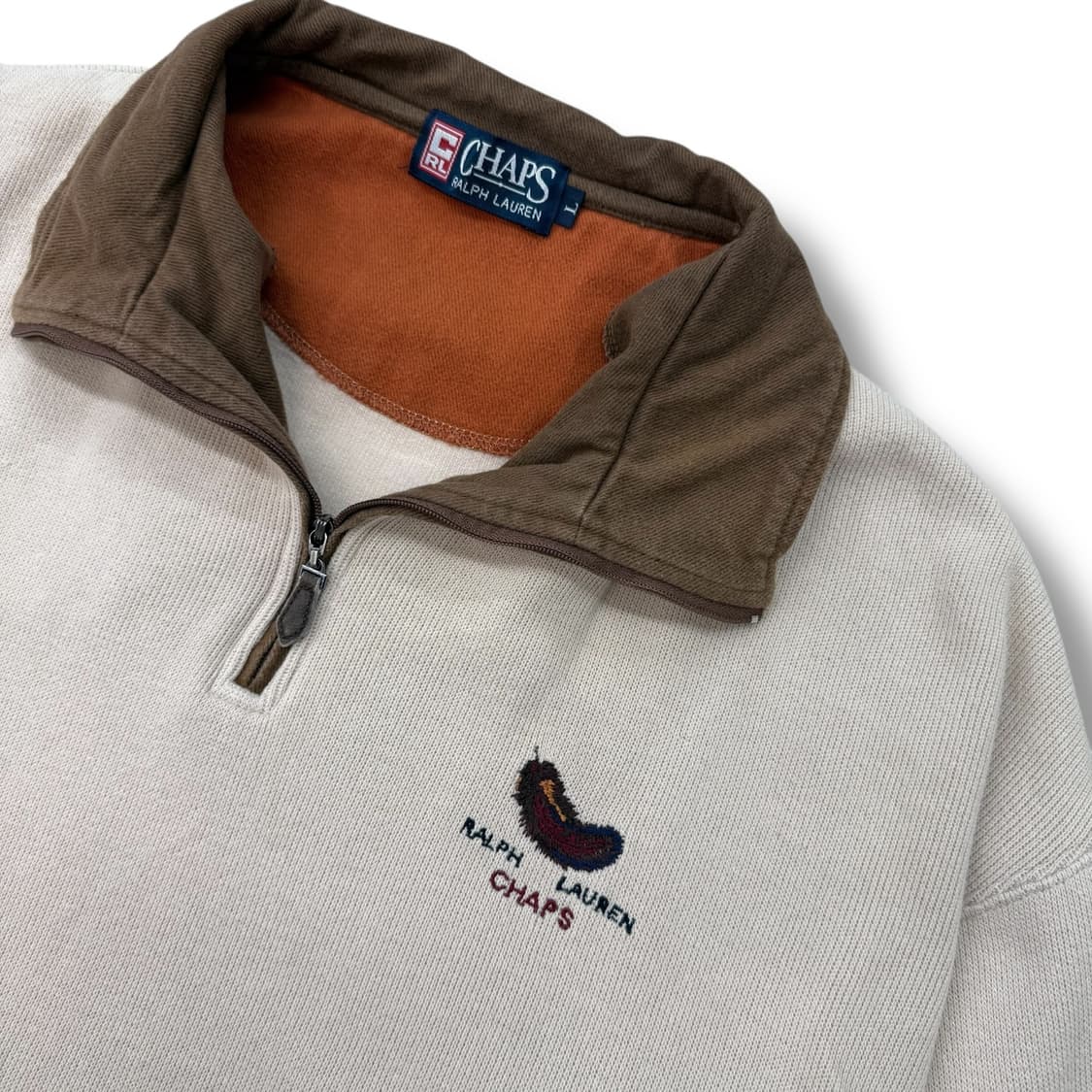 챕스 랄프로렌 반집업 맨투맨 r1860 상품이미지5