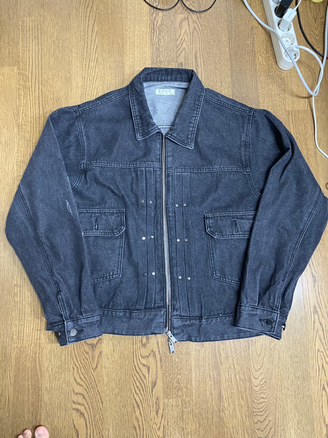 EMAR 블랙 데님 자켓 free 상품이미지1