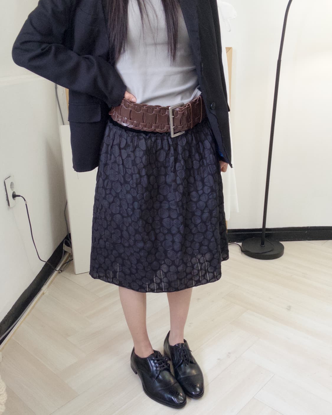 [vtg] wide twist leather belt 상품이미지5