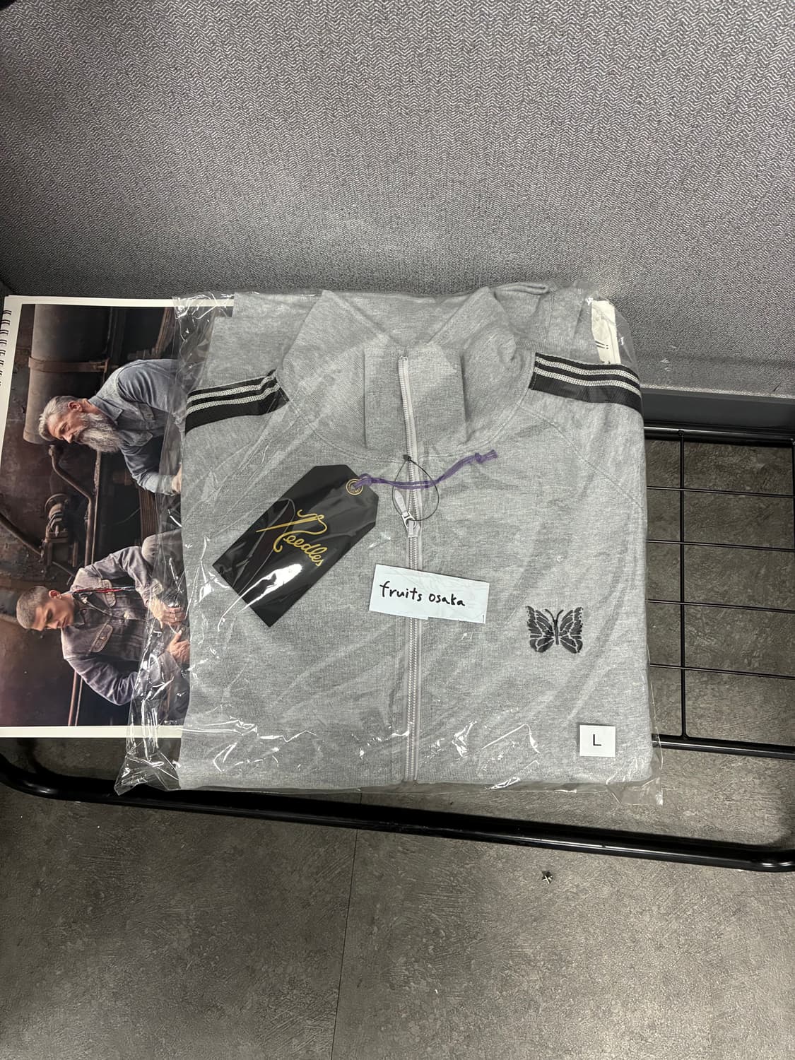 니들스 x B'2nd 코튼 트랙자켓 L 상품이미지2