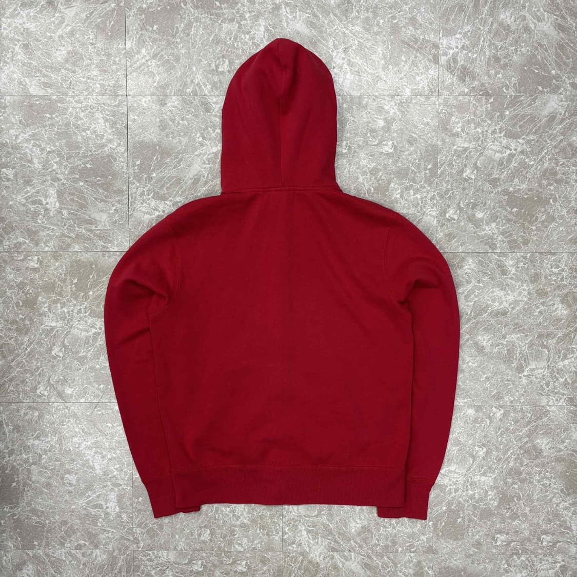 후아유 y2k 레드 올드스쿨 스웻 후드집업 희귀져지(L) 상품이미지3