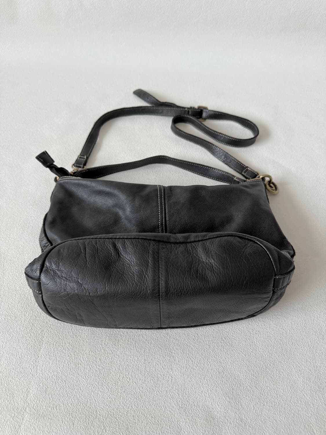 Pre owned 레더 크로스 숄더백 상품이미지5