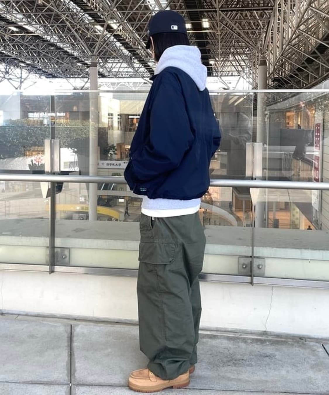 Beams 빔즈 립스탑 카고 팬츠 올리브 M 상품이미지2