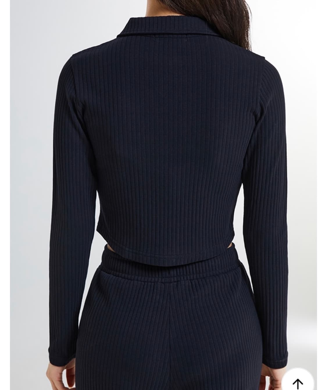 스파오 투웨이 크롭 집업 가디건 상품이미지8