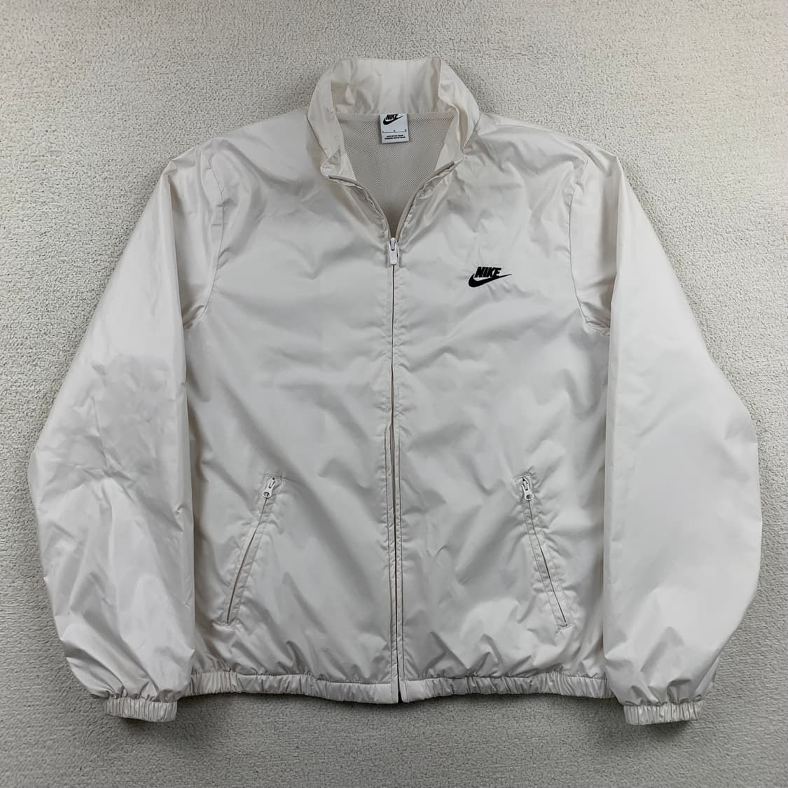 나이키 빅로고 우븐 바람막이 자켓 화이트 상품이미지3