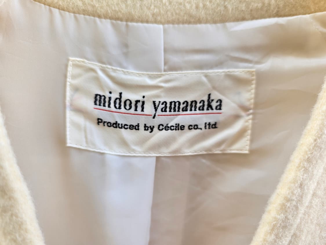 80s 미도리 야마나카 빈티지 코트 (made in japan) 상품이미지6