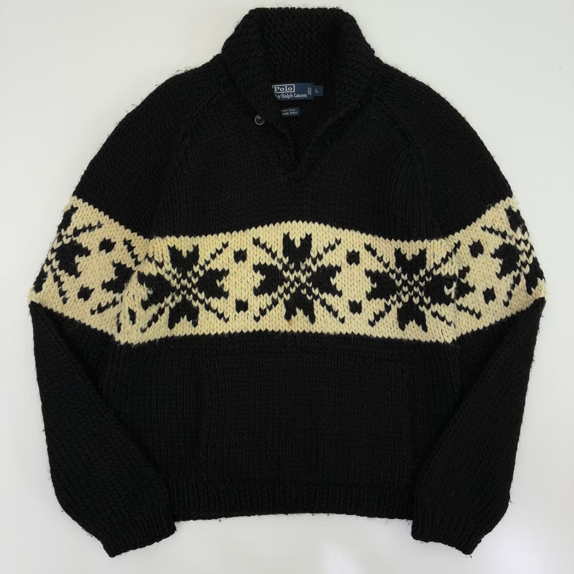 Polo 폴로 랄프로렌 아가일 핸드 메이드 스웨터 상품이미지1