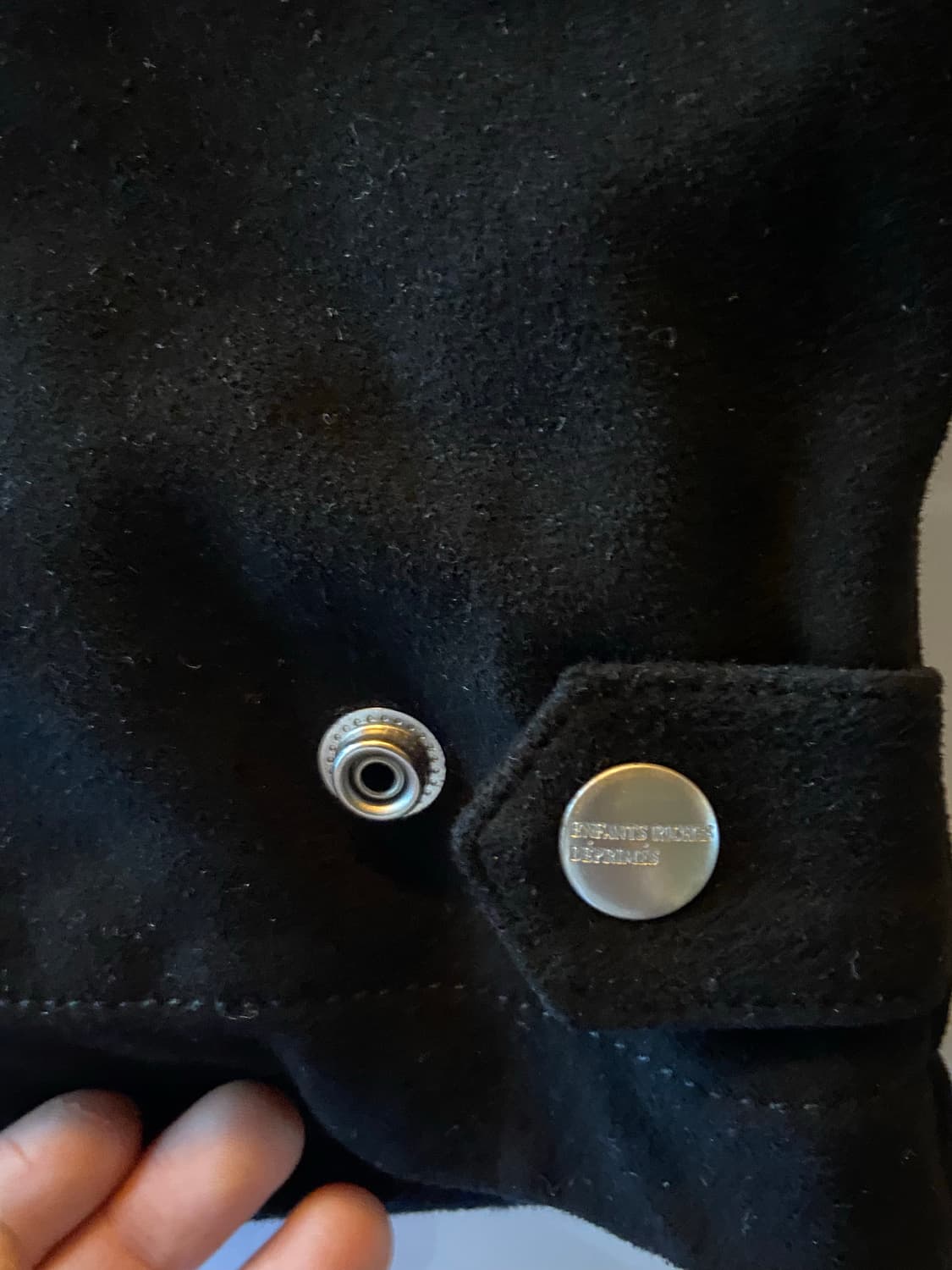 앙팡 리쉬 데프리메 램스킨 블루종 자켓 사이즈 xl 상품이미지9