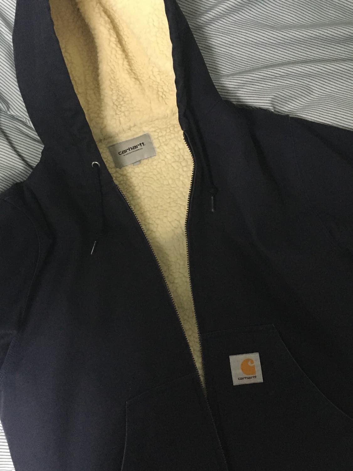 칼하트 액티브 파일 자켓 네이비 s  상품이미지1