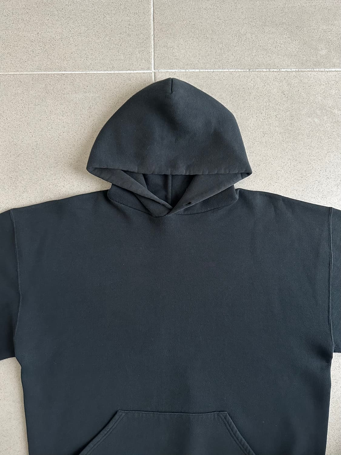 90s 빈티지 러셀 후드 블랙 XL USA 상품이미지4