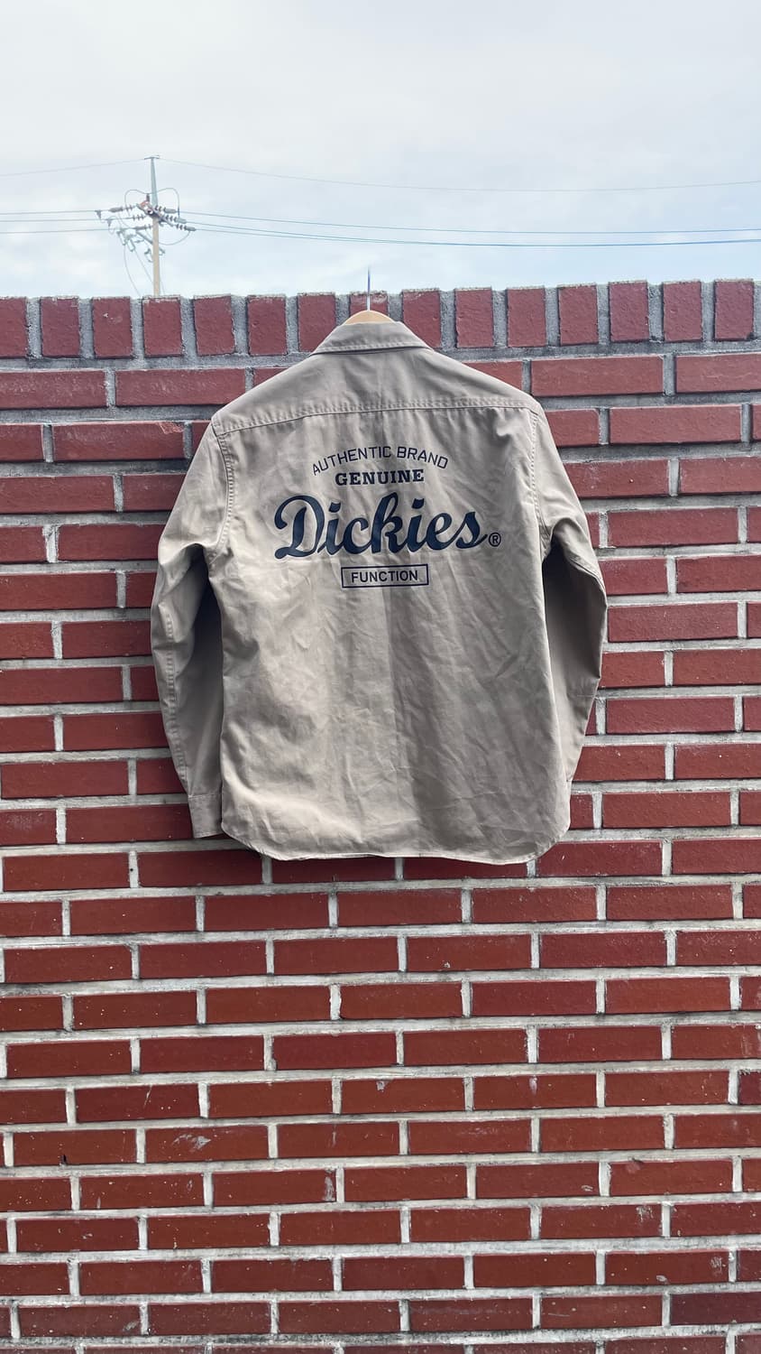 디키즈 데님 포켓 워크 셔츠 카키 상품이미지2