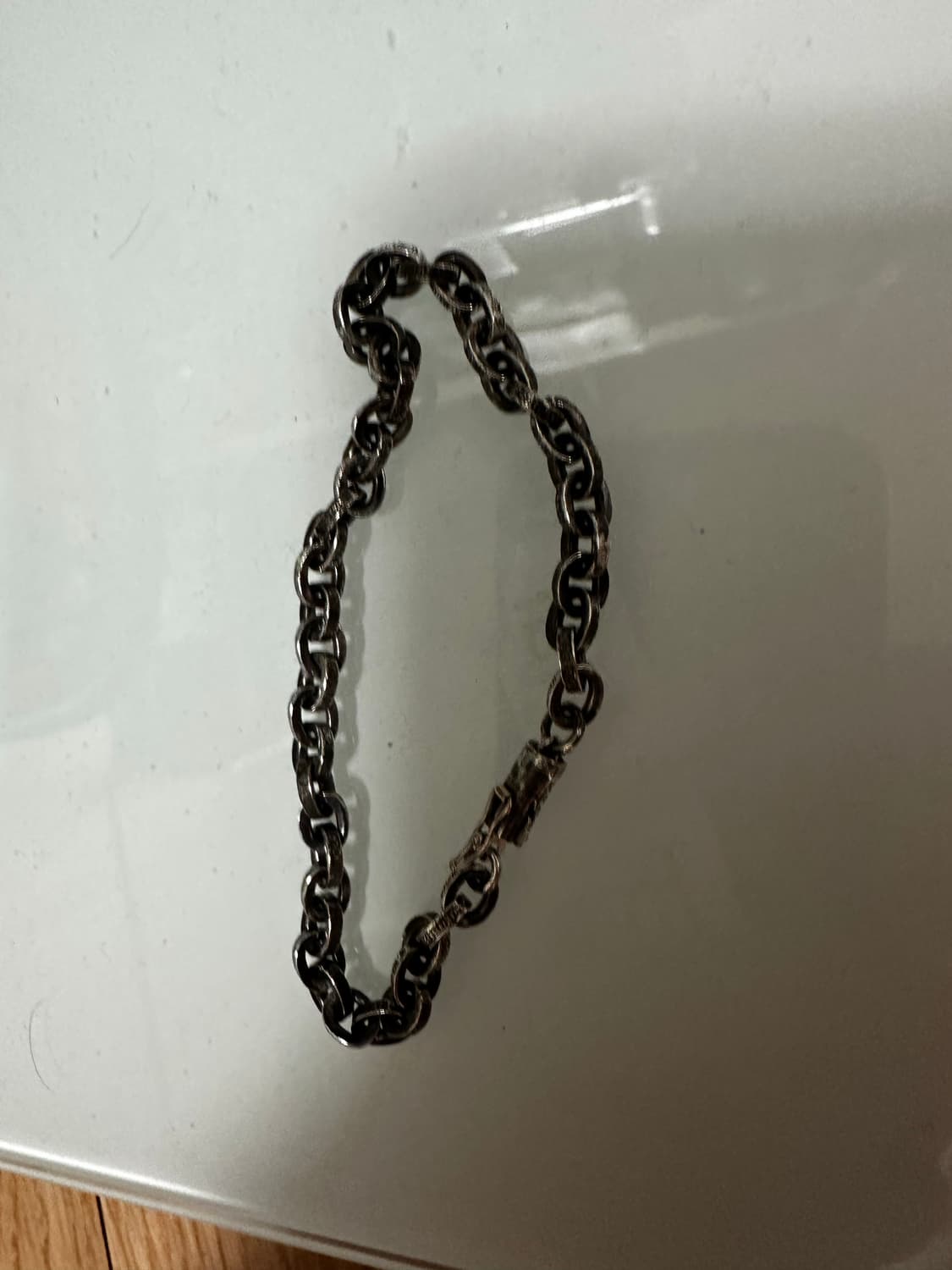 크롬하츠 / 페이퍼 체인 브레이슬릿 / 7인치 상품이미지1