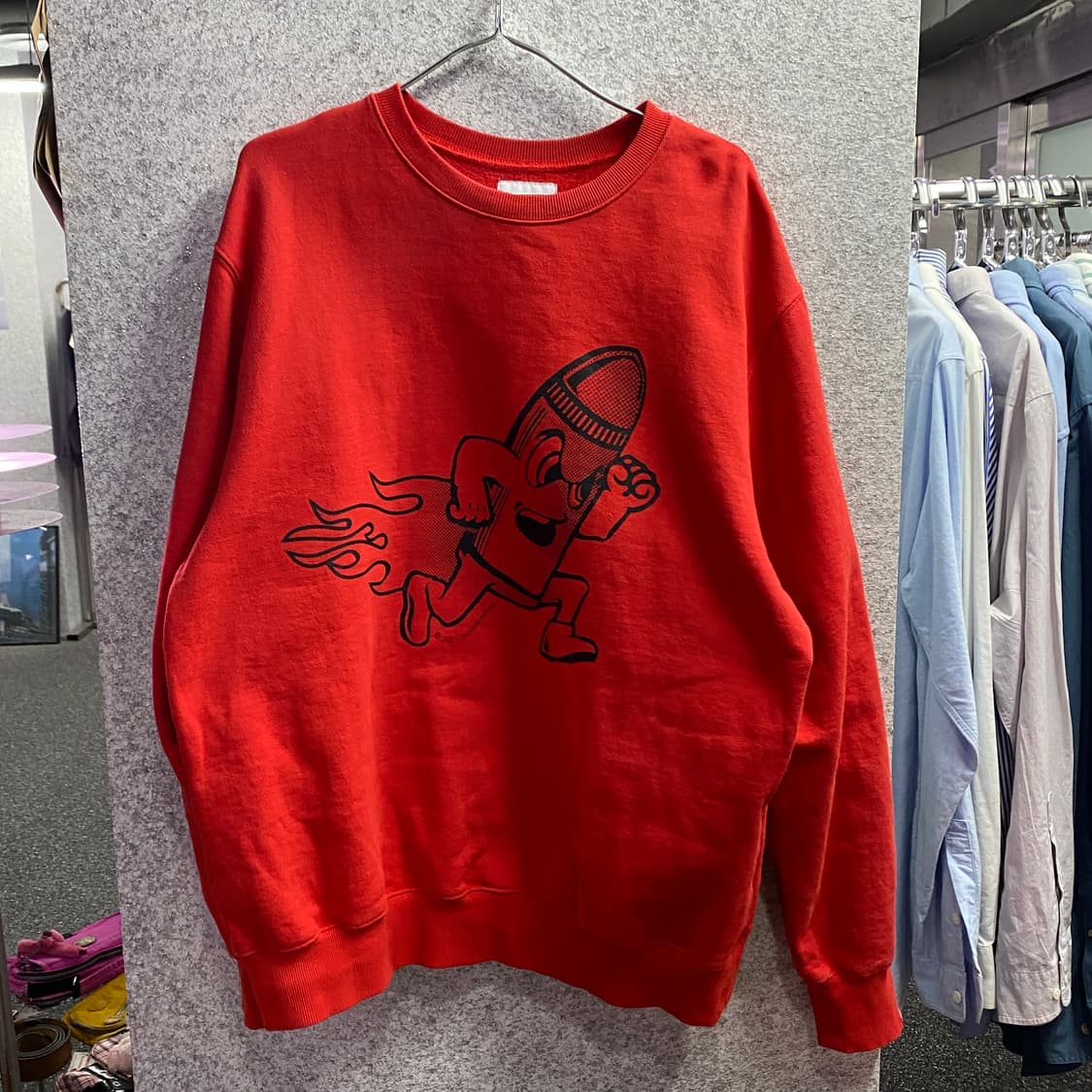 디스이즈네버댓 크레용 레드 스웻셔츠 b3375 상품이미지2