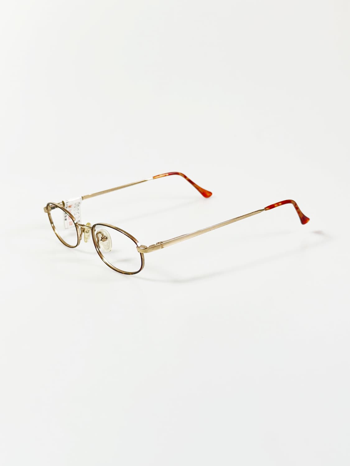 CLIPPERS 슬림 오벌 골드 프레임 빈티지 안경 상품이미지3
