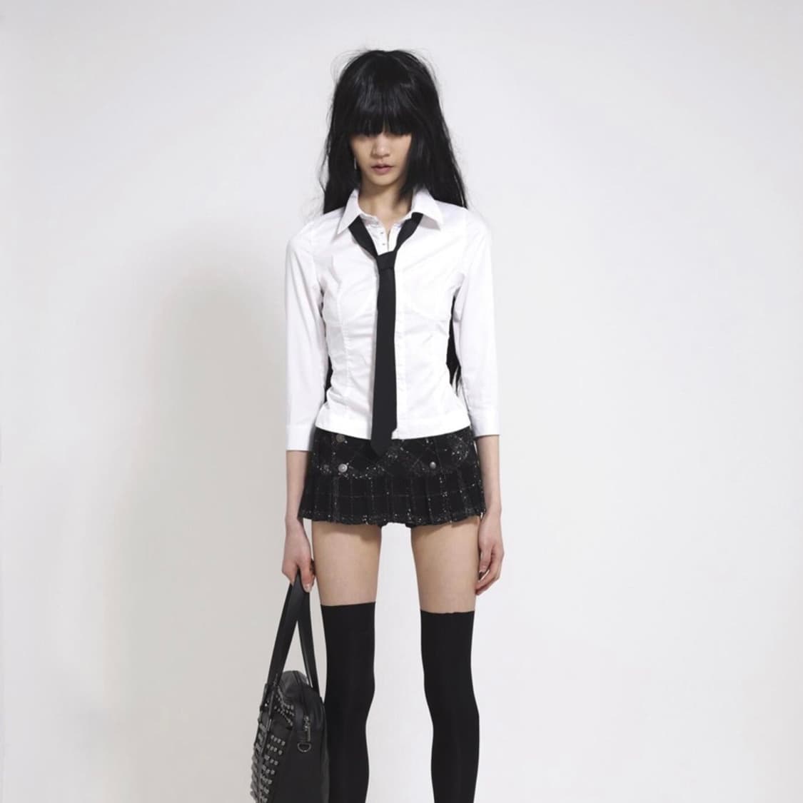 본네 마이크로 미니 플리츠 스커트 상품이미지2