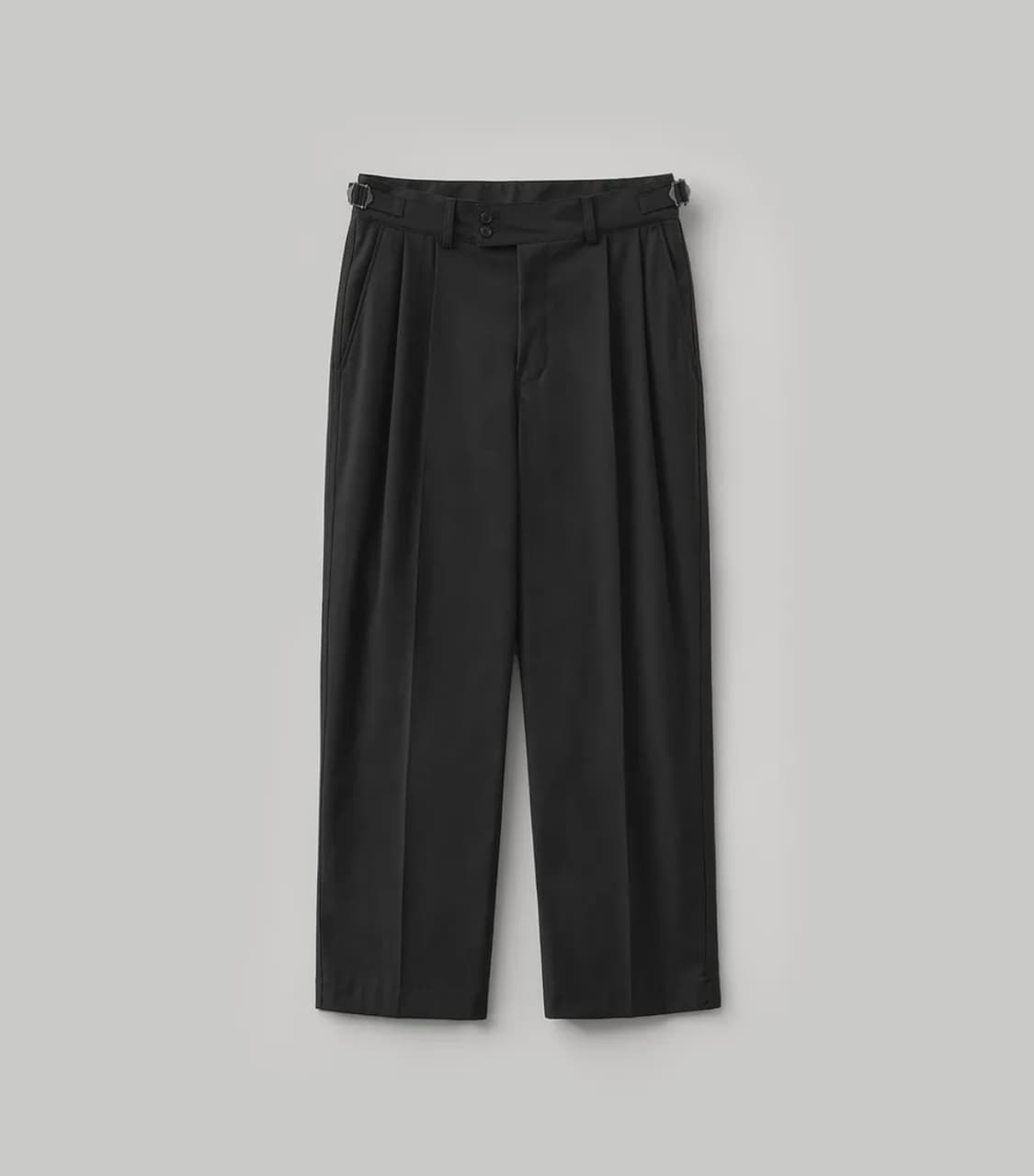 03) 어나더 오피스 AW 산티아고 슬랙스 스탠다드 블랙 상품이미지1