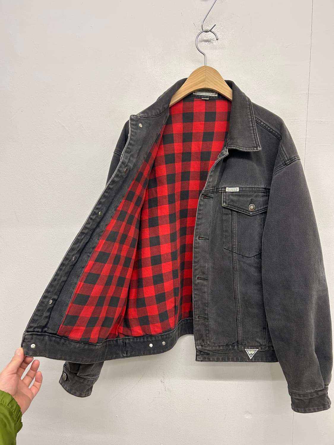90s 올드 게스 데님 트러커자켓 상품이미지3