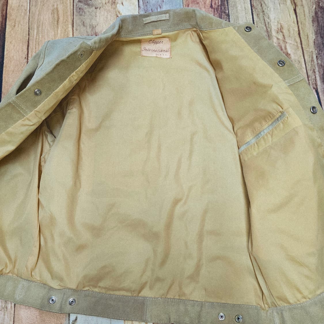 90s 재팬 빈티지 소가죽스웨이드 type 3rd 트러커 자켓 L 상품이미지7