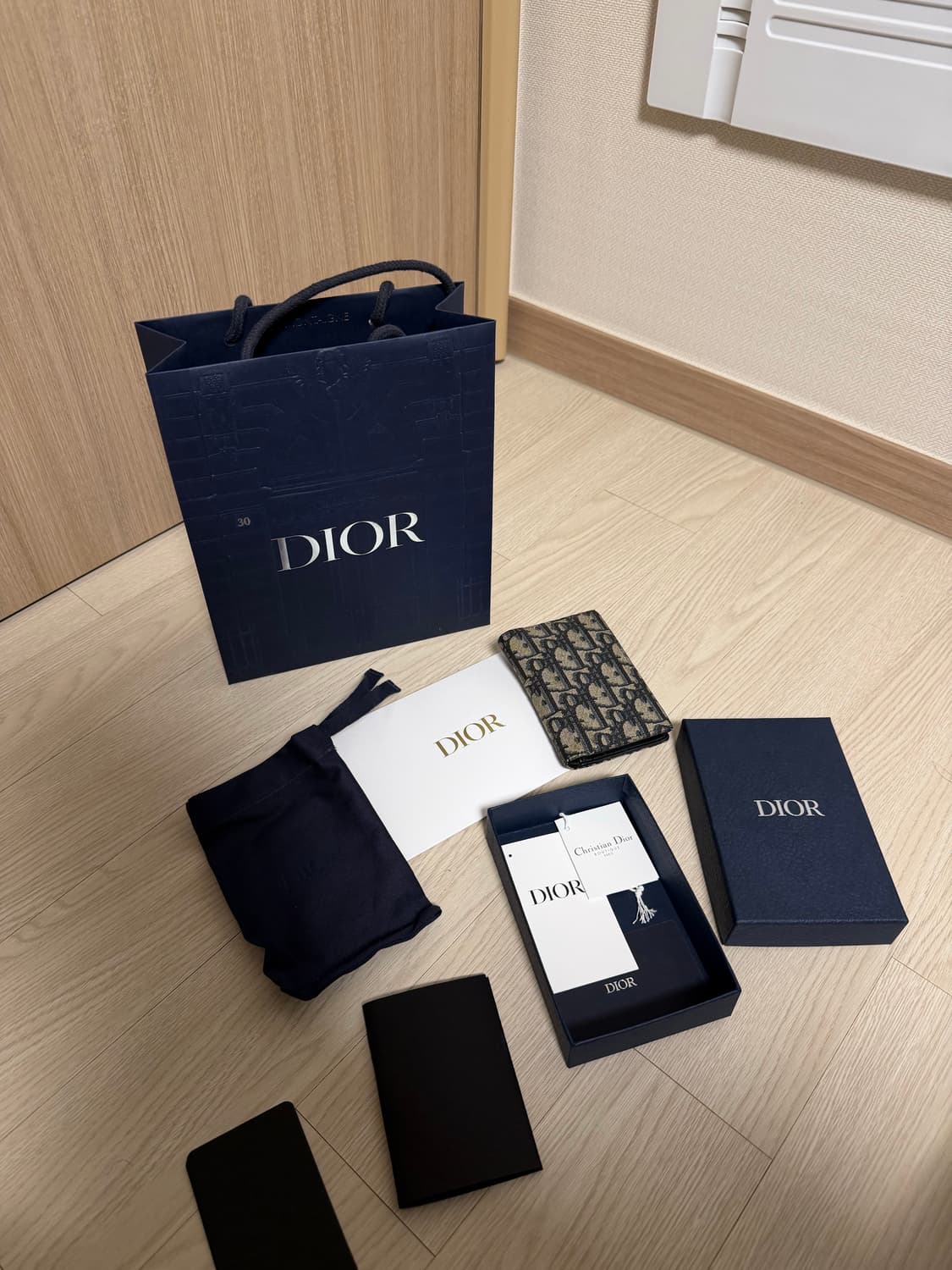 디올 오블리크 오거나이저 카드지갑 상품이미지2