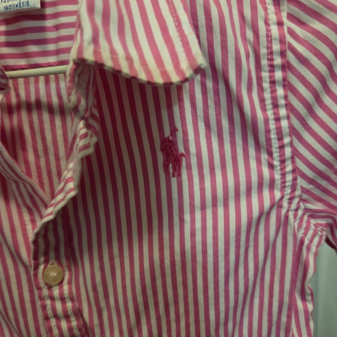 폴로 랄프로렌 핑크 스트라이프 아동 원피스 상품이미지4