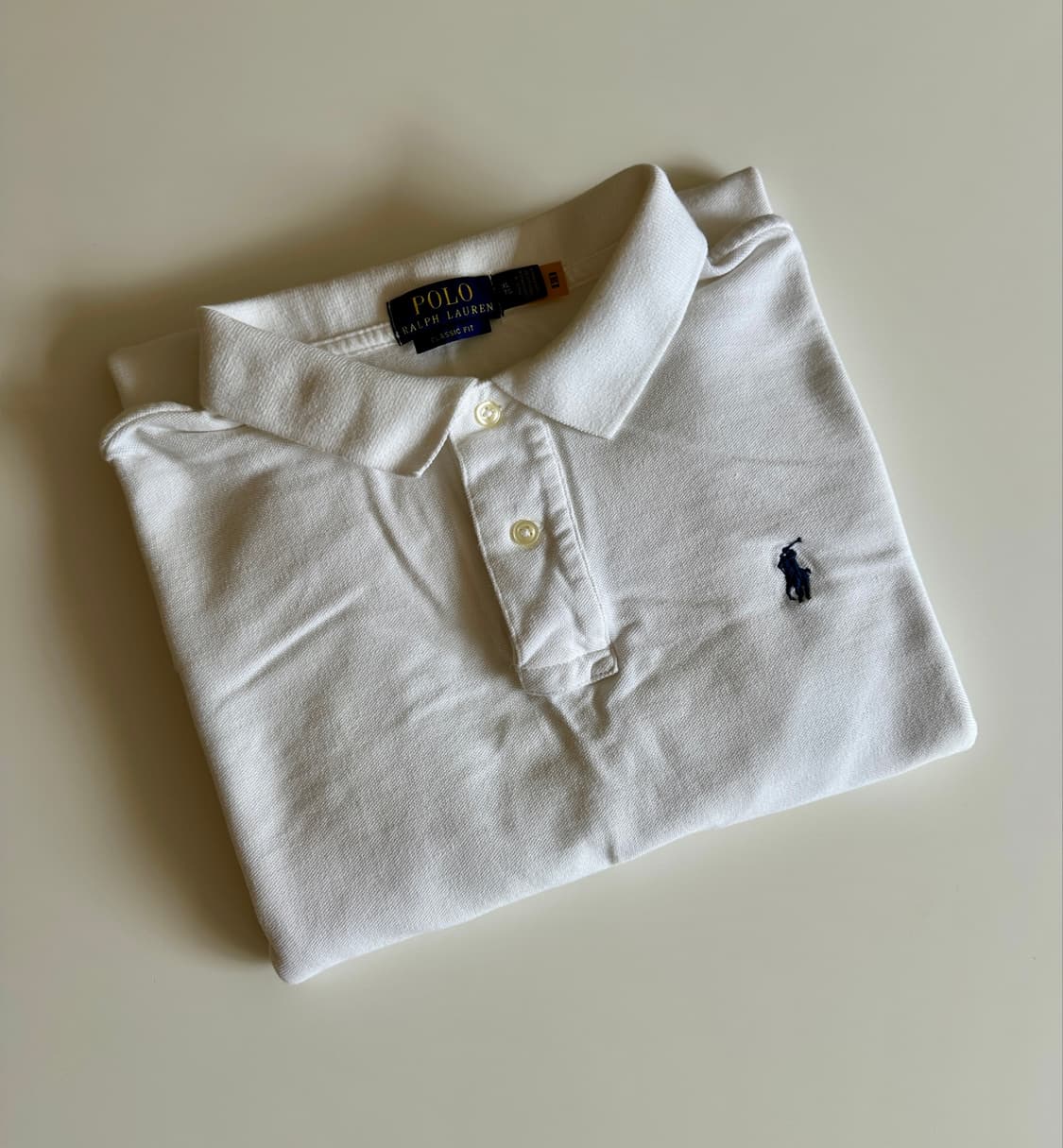 폴로 클래식핏 폴로 셔츠 화이트 XL사이즈 신품급 상품이미지3