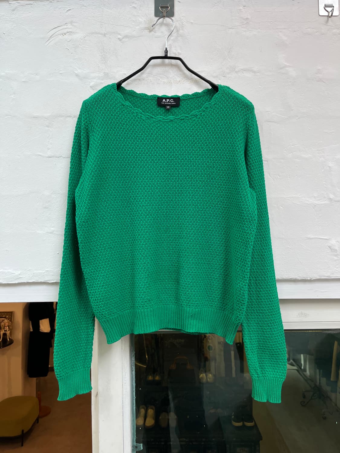 A.P.C. 아페쎄 그린 면 니트 XS 상품이미지1