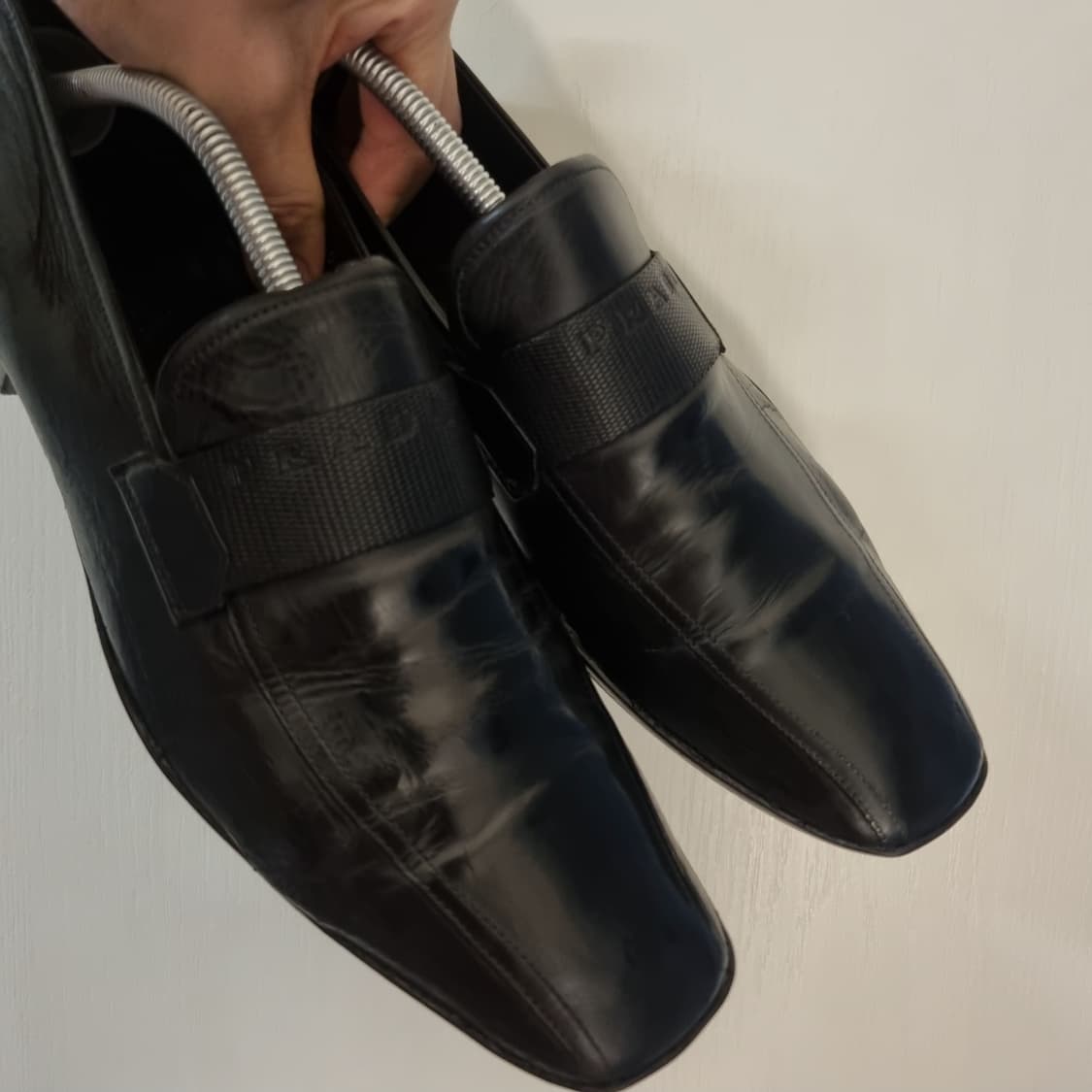 프라다 밴딩 로퍼 블랙 uk9 상품이미지2