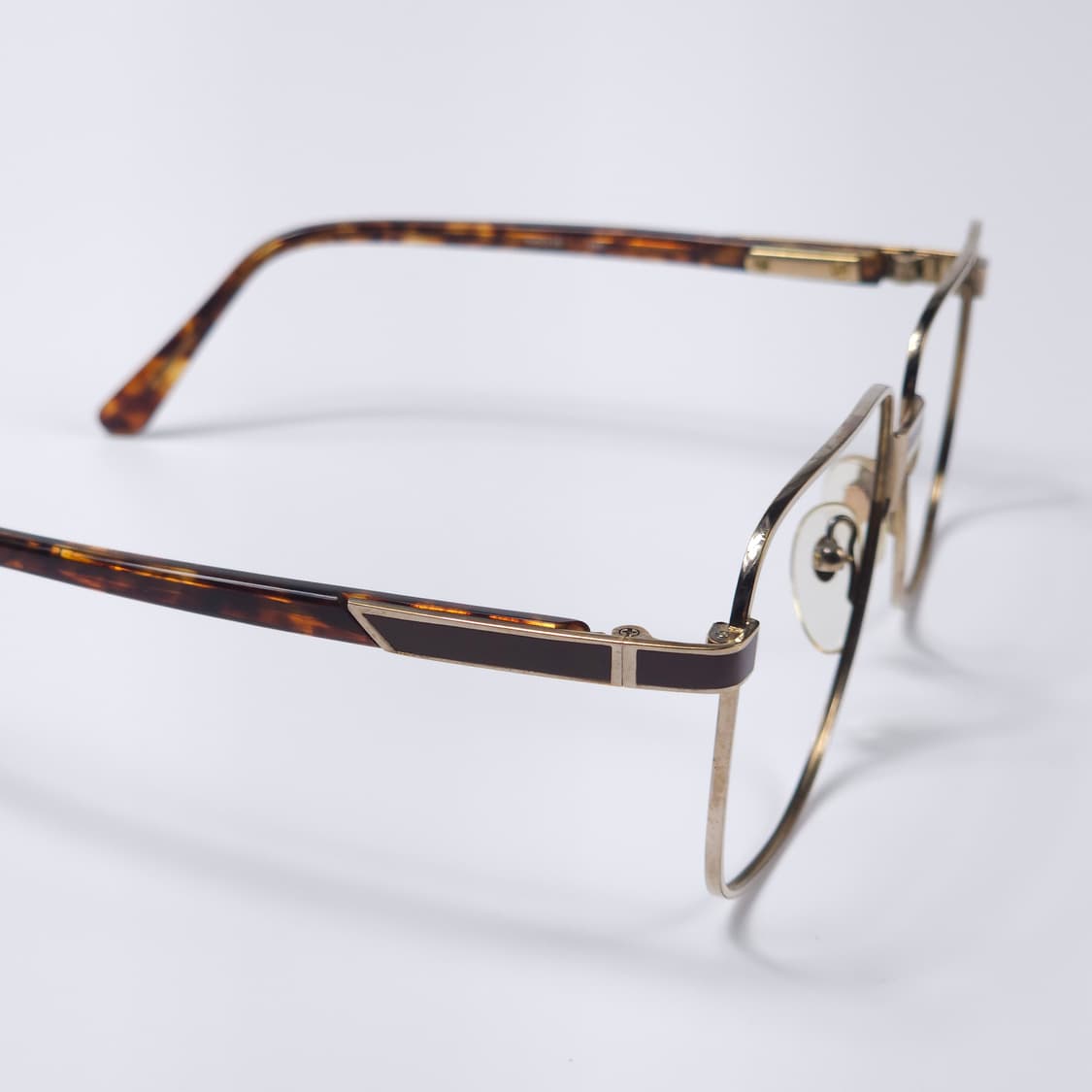 18K 도금 90년도 올드빈티지 톨토이즈 안경 상품이미지6
