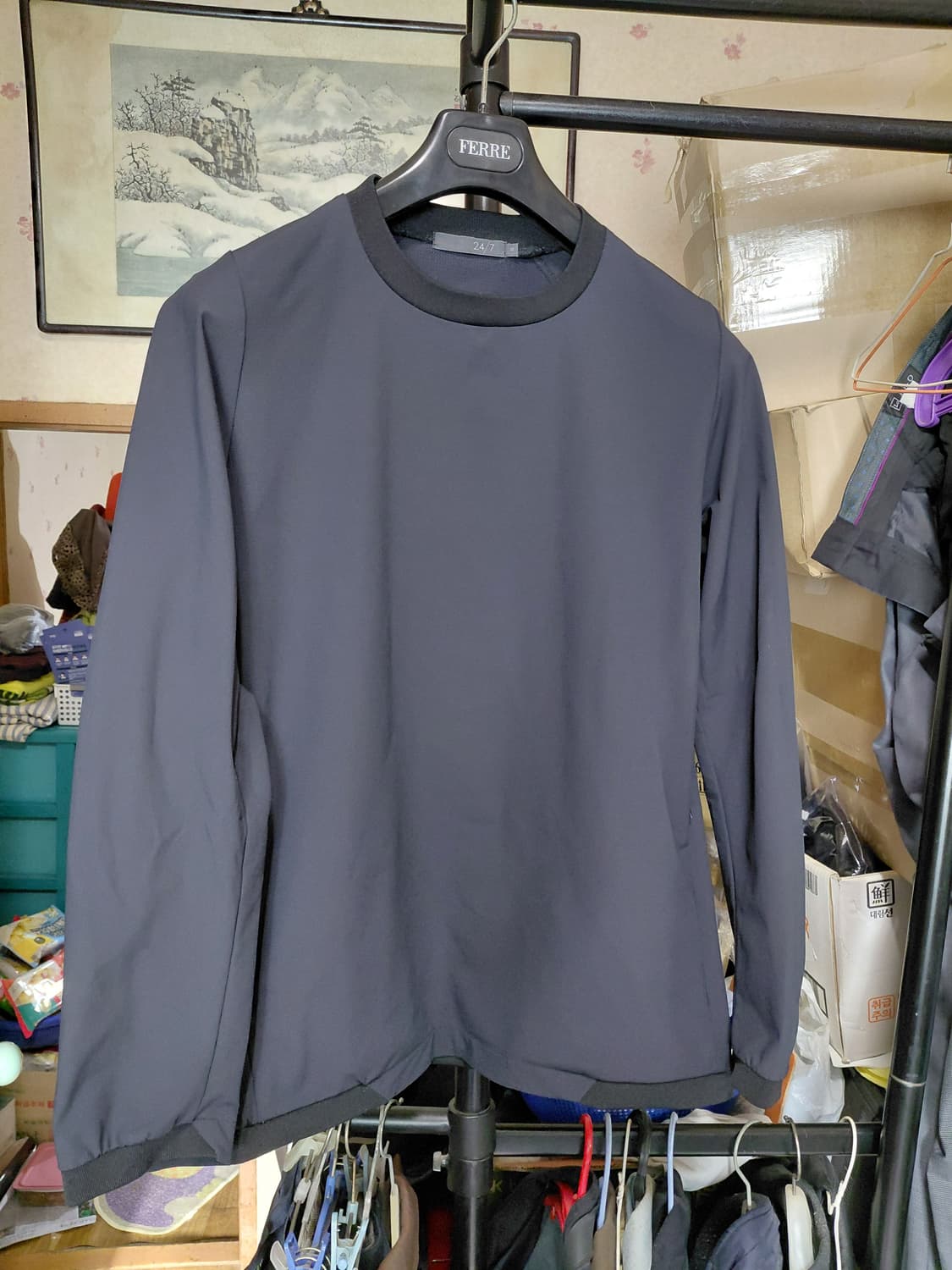 [247시리즈]바람막이 맨투맨 S(95~100)사이즈  상품이미지8