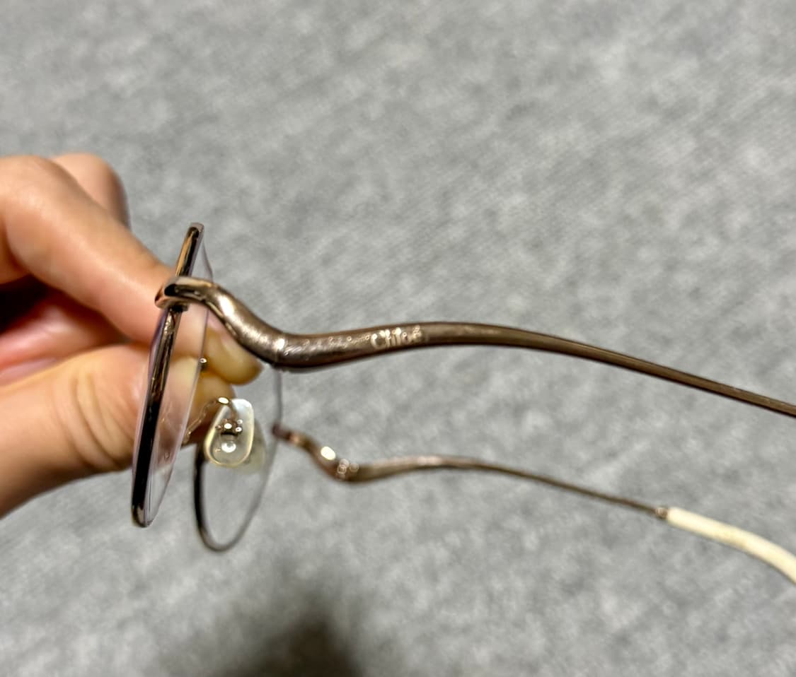 끌로에 CE2156 골드 메탈 안경 상품이미지3